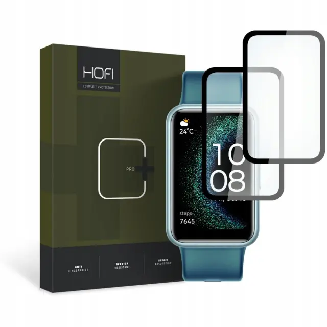 Hofi Hybrid Pro+ Huawei Watch Fit SE Black [2 PACK]