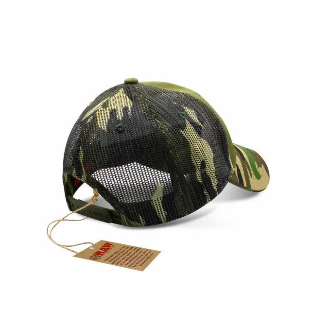 Raw Trucker Hat Camo 3