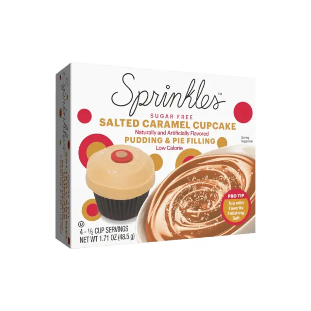 Sprinkles Sugar Free Salted Caramel Pudding Mix 48,6gr (Aνάλωση κατά προτίμηση πριν από 30/08/27)