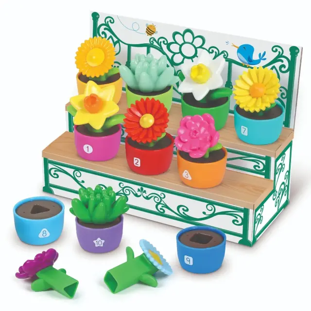 Learning Resources Εκπαιδευτικό Παιχνίδι Σχήματα & Χρώματα - Λουλουδόκηπος (18+ μηνών) LER3610