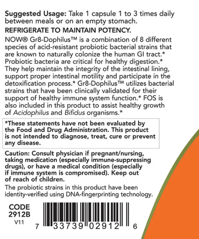 Now Foods Gr8-Dophilus 3