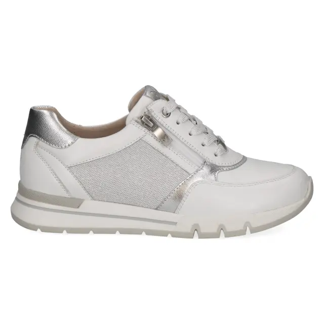 Γυναικεία Ανατομικά Δερμάτινα Sneakers Caprice 9-23725-44 183 Λευκά Άσπρο - 36