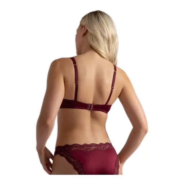 DORINA Γυναικείο Σουτιέν Push-Up Origins Shiny Microfibre Core, Χρώμα Κόκκινο 2