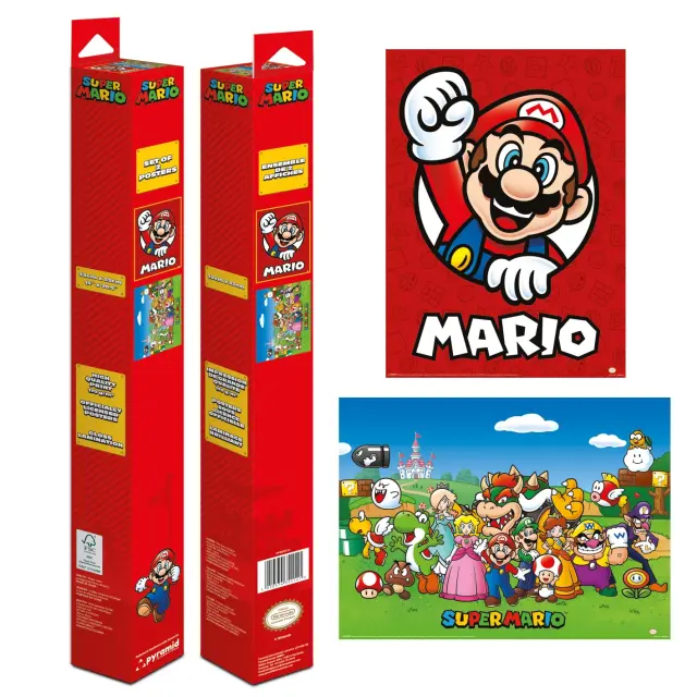 Σετ 2 αφίσες SUPER MARIO - 2 Posters 52 x 38cm Set PPB35414