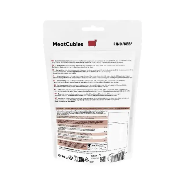MeatCubies Βοδινό 70gr 2