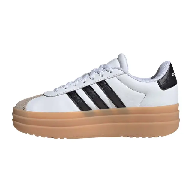 adidas Sportswear Girl's VL Court Bold Leather J Άσπρο - Μαύρο JP5074 (adidas Sportswear) 2