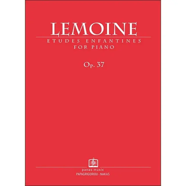 Panas - LEMOINE - Εύκολες Σπουδές Πιάνου Op.37