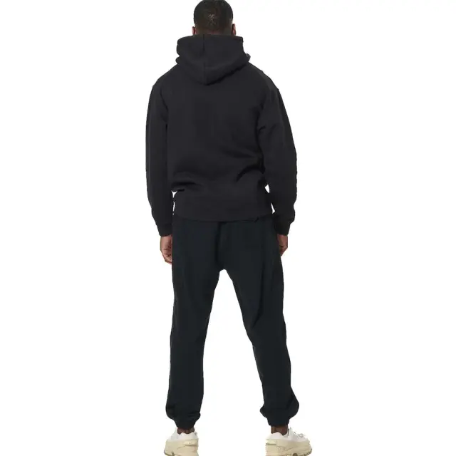 Body Action Men's Soft Fleece Hoodie Μαύρο 063517-01 (Body Action) 3