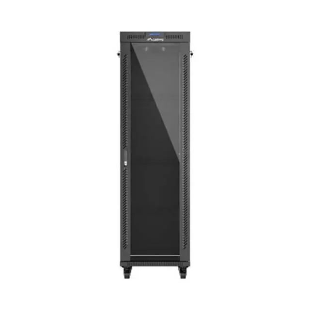Lanberg Καμπίνα Rack 19" 42U 600x800 Black LCD V2 (FF01-6842-12BL)