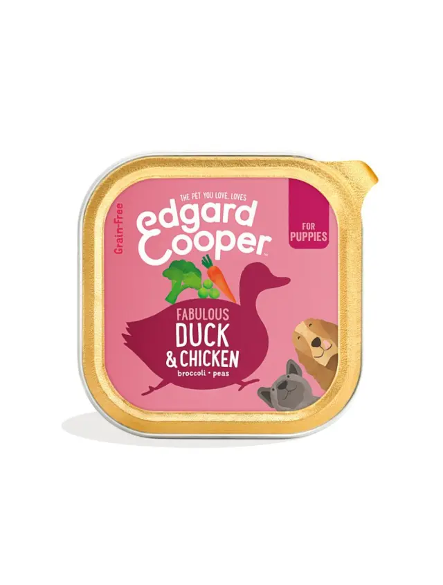 Edgard Cooper - Duck AND Chicken Puppy Patee 300gr - 540700714763 - Pet Supplies