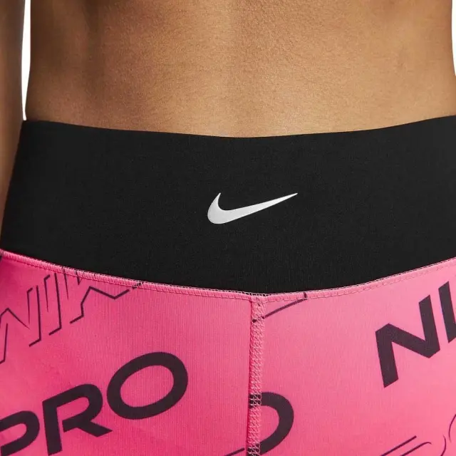 Nike Pro Printed Tight (CJ3584-679) - Φούξια - XS 3