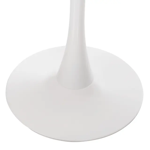 ΤΡΑΠΕΖΙ ΤΡΑΠΕΖΑΡΙΑΣ FB99422.11 ΣΤΡΟΓΓΥΛΟ WHITE MARBLE Φ120x74Yεκ. 3