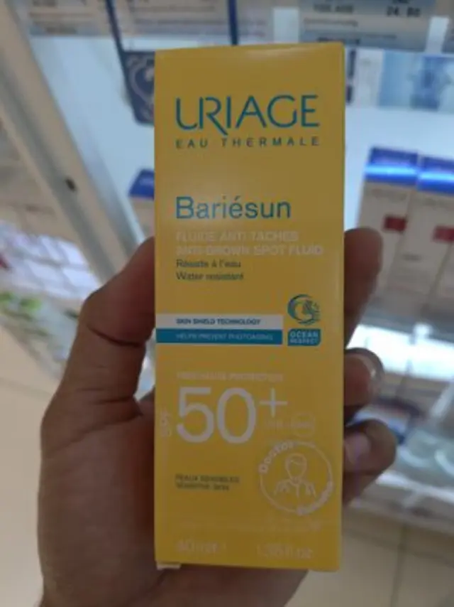 Uriage Bariesun Anti-Brown Spot Fluid SPF50+ Αντιηλιακό Προσώπου Κατά των Καφέ Κηλίδων, 40ml