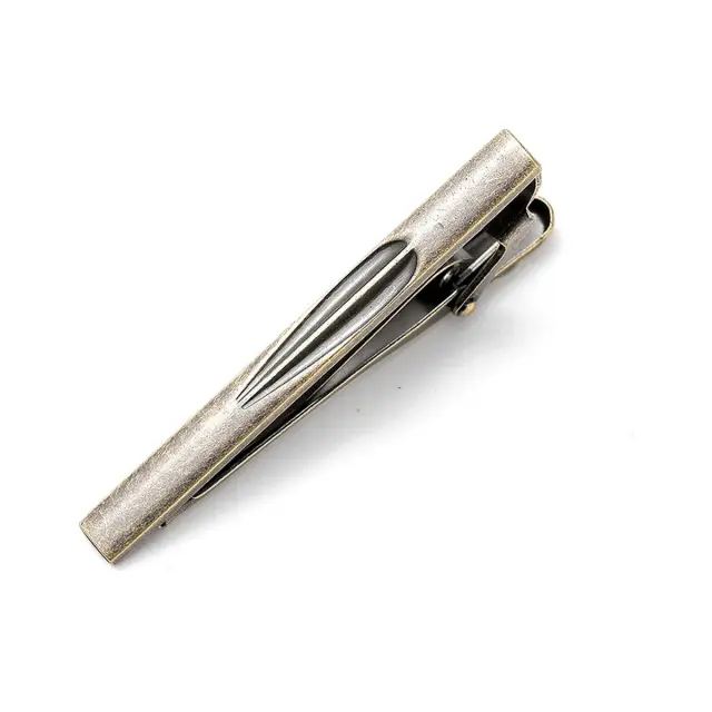 Ασημί Κλιπ Γραβάτας 5 cm – LGD-TC/ANTIQUE/36