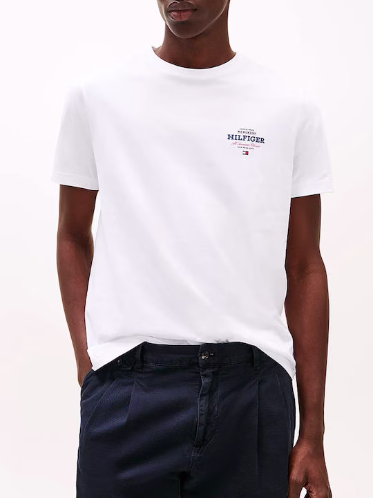 Tommy Hilfiger Άσπρο T-Shirt Άσπρο - 3XL