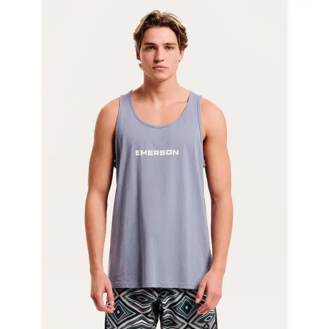 Emerson Men's Tank Top (251.EM37.09-Lilac Blue) - Σιέλ - XXL