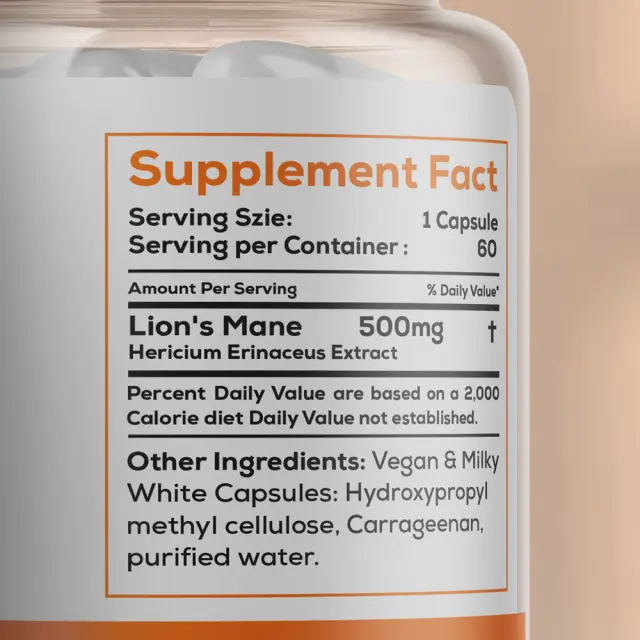 Oly Lion's Mane 500 mg 2