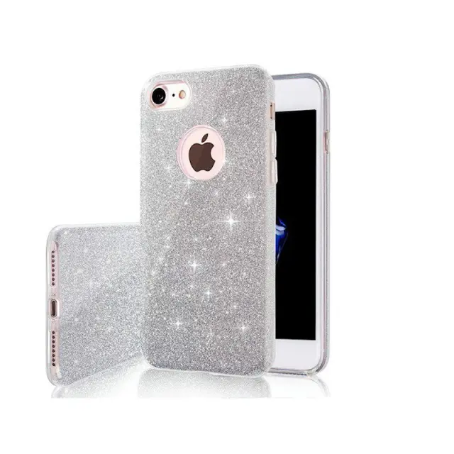 Glitter Θήκη για Xiaomi Redmi 14C/Poco C75-Silver OEM