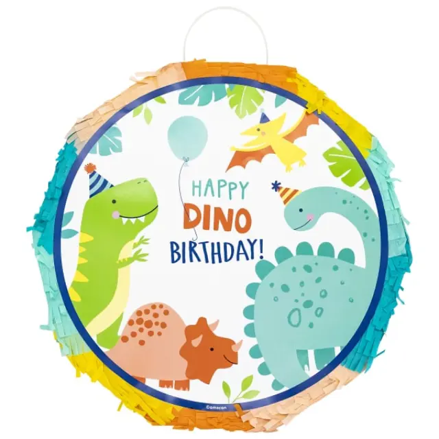 Πινιάτα αναδιπλούμενη Δεινόσαυρος - Dinosaur / 30εκ Διάμετρος