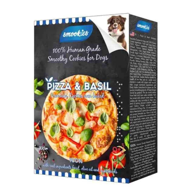 Μπισκότα Smookies Pizza & Basil - Πίτσα & Βασιλικός 200gr