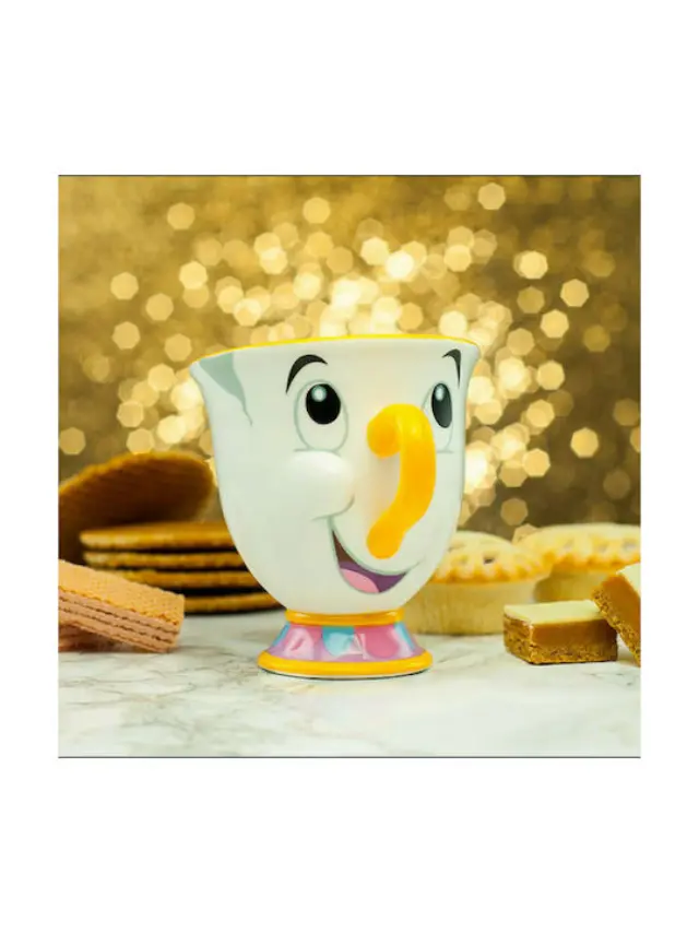 Paladone Disney - Beauty And The Beast Chip Κούπα Κεραμική Πολύχρωμη 200ml