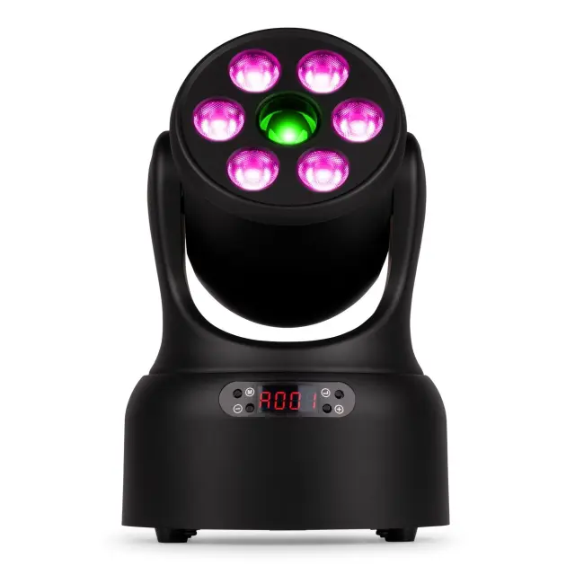 BEAMZ NOVA68G-BK ΚΙΝΟΥΜΕΝΗ ΚΕΦΑΛΗ WASH ΜΕ GOBO 2