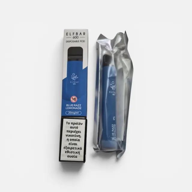 Elf Bar 600 Blue Razz Lemonade 2ml 18mg. 2