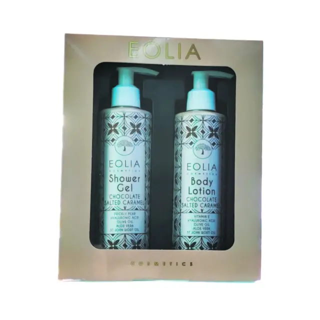 Eolia Cosmetics Chocolate Salted Caramel Gift Set Body Lotion 250ML + Shower Gel 250ML