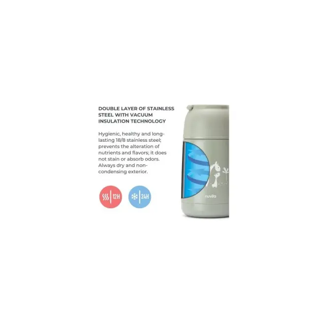Θερμικό Χαλύβδινο Δοχείο Τροφίμων 620ml Nuvita 4475 3