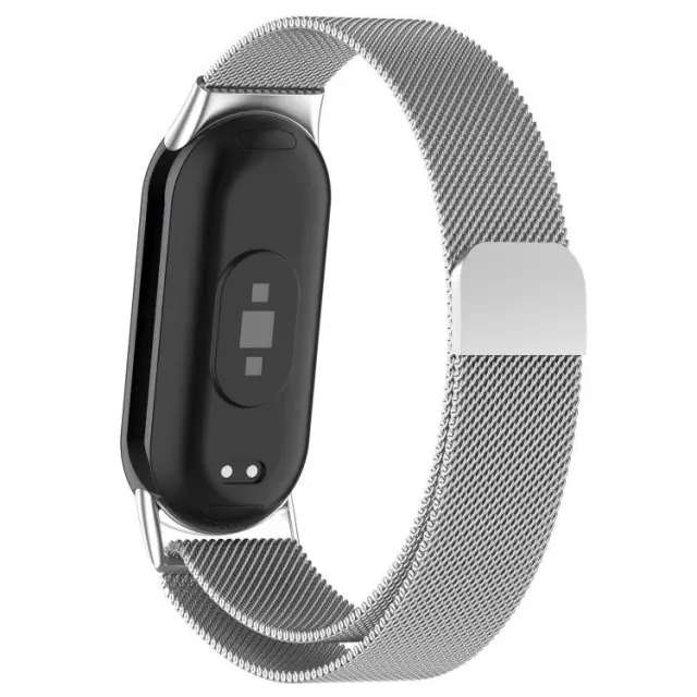 Λουράκι Milanese για Xiaomi Smart Band 8/Smart Band 9/Smart Band 10 - Silver OEM 3