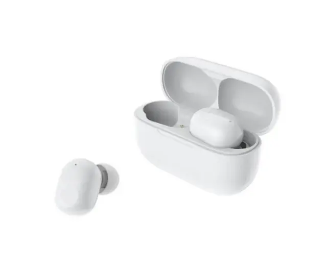 Ezra TWS23 In-ear Bluetooth Handsfree Ακουστικά με Θήκη Φόρτισης Λευκά