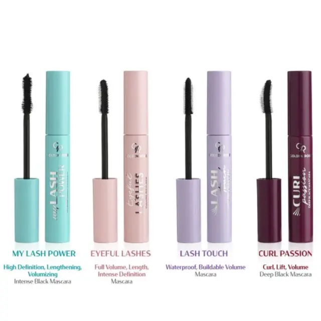 Golden Rose Lash Touch Waterproof Black Mascara 9ml 2