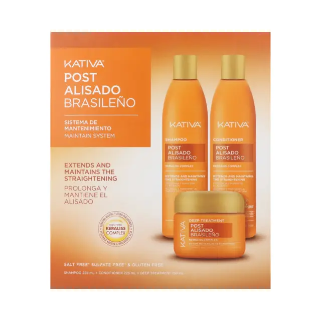 Post Alisado Brasileno Kit Maintain System by Kativa – Σύστημα Συντήρησης για Τέλεια Ίσια Μαλλιά 2
