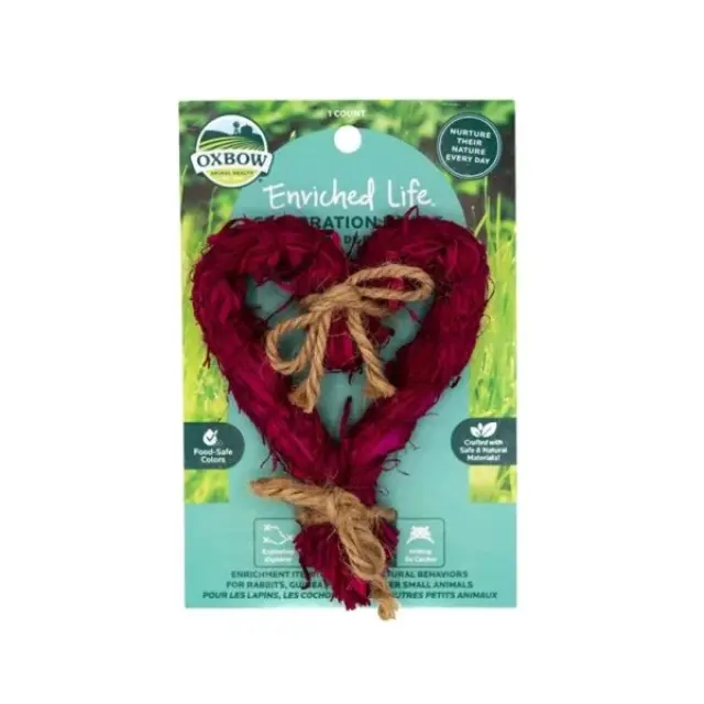 Oxbow Λιχουδιά Παιχνίδι Τρωκτικών Enriched Life Celebration Heart Μονόχρωμο