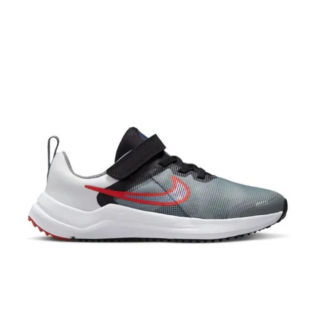 Nike Downshifter 12 (PSV) (DM4193-007) - Γκρί-Κόκκινο