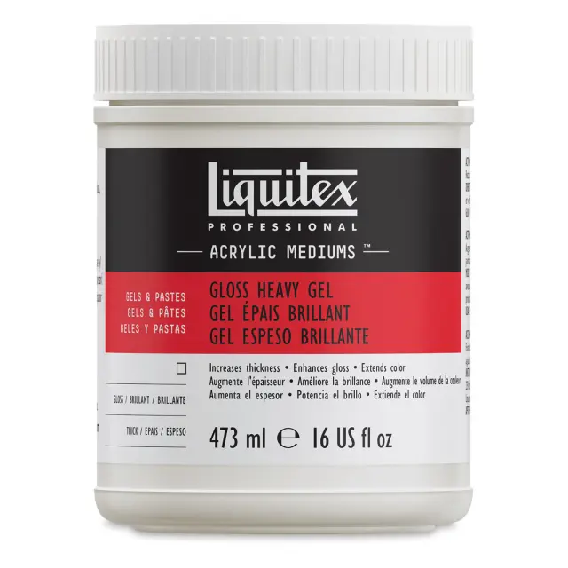 Liquitex Gloss Heavy Gel Medium - 473ml