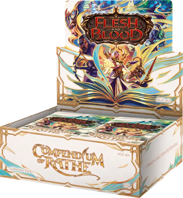 Flesh + Blood TCG - Compendium of Rathe Booster Display (24 Packs) - EN