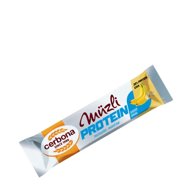 Cerbona Banana Protein Muesli Bar