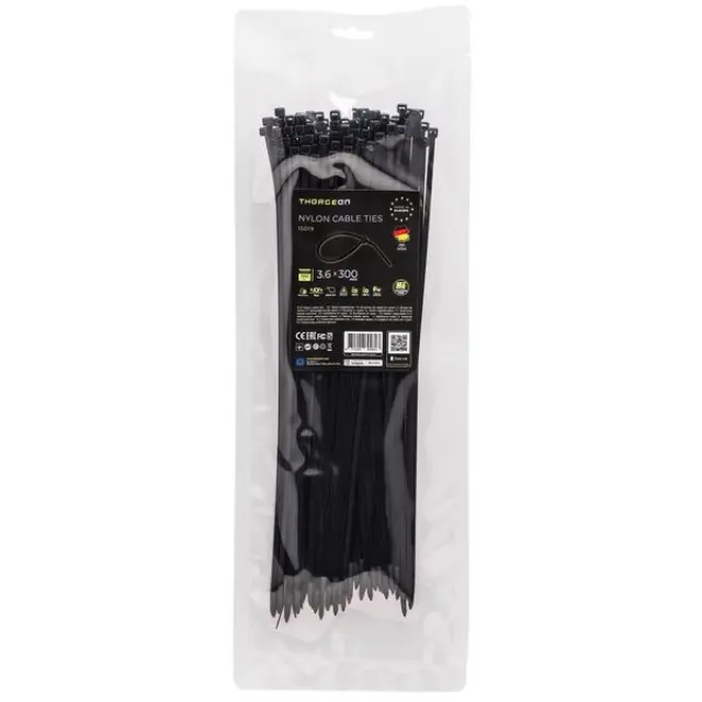 Ties 3.6x300 Black (100 pcs)