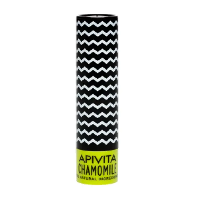 APIVITA Chamomile Lip Care SPF15 Balm Χειλιών με Χαμομήλι, 4.4gr