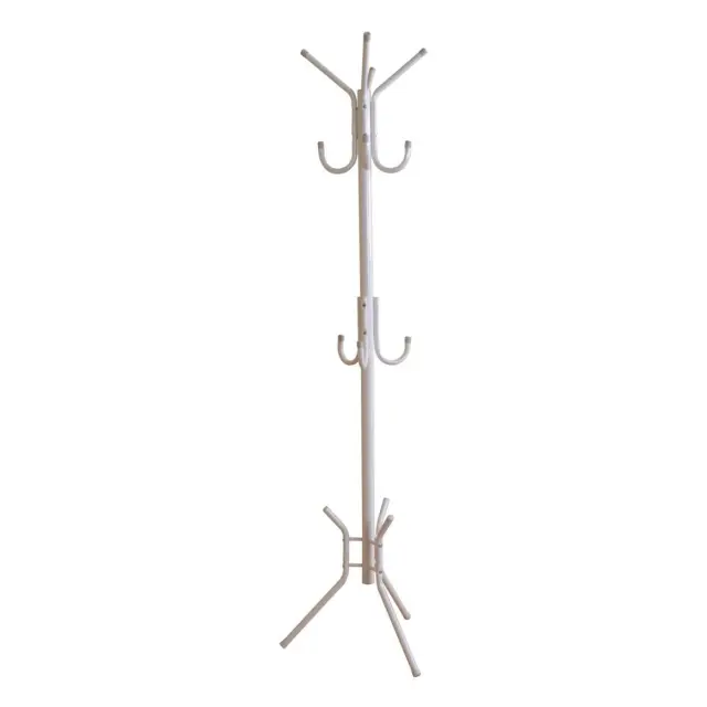 Καλόγερος LEROY Λευκό Μέταλλο 38x38x176cm