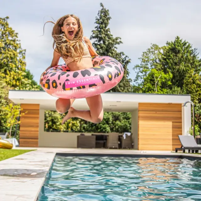 Swim Essentials Παιδικό Σωσίβιο Κουλούρα ⌀90εκ. Leopard (6+ ετών) 133194 3