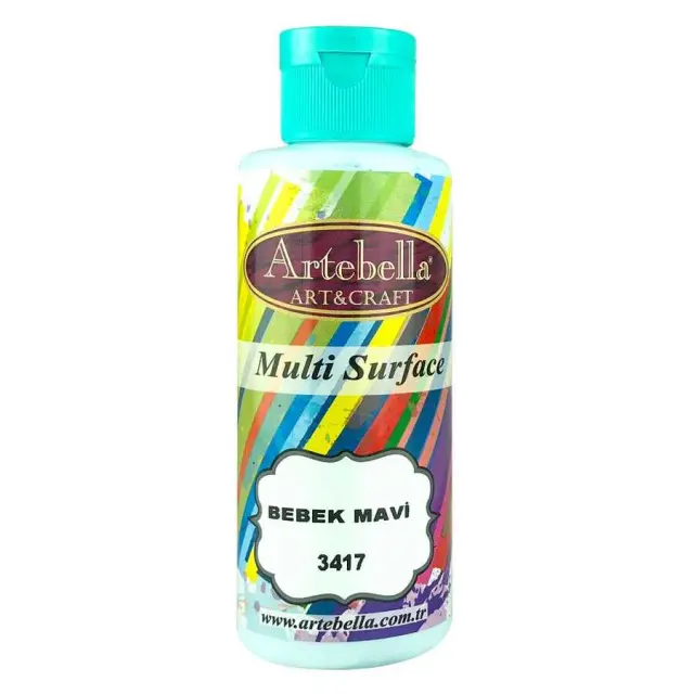 Artebella Ακρυλικό Χρώμα Multi Surface - 3417 Baby Blue - 130ml