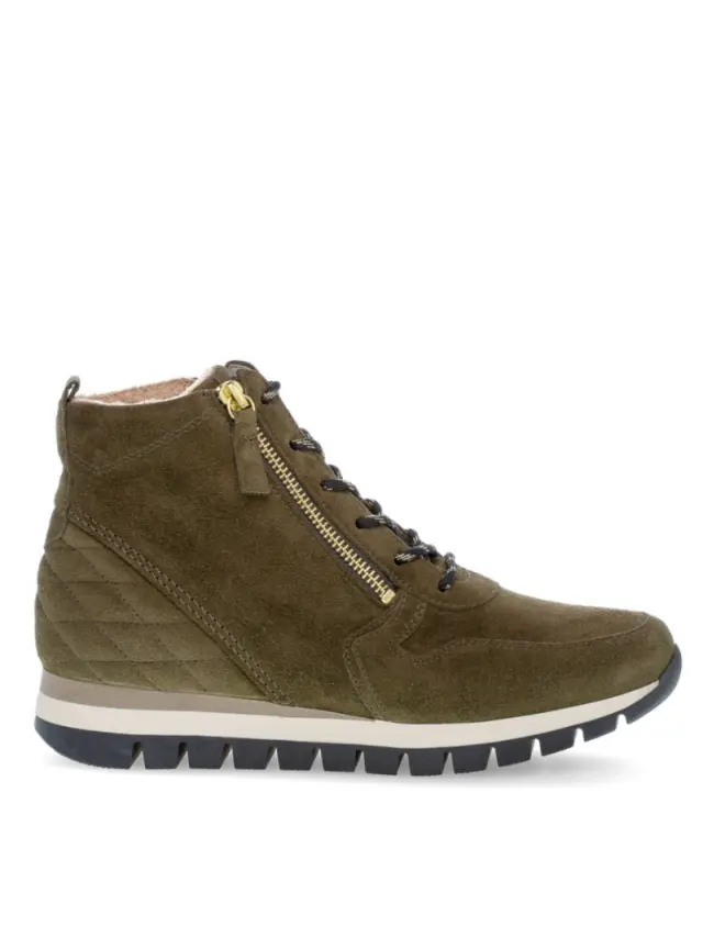 Gabor Μποτάκια Γυναικείο δέρμα Nubuck Πράσινο GAB/56455 33-OLIV 3