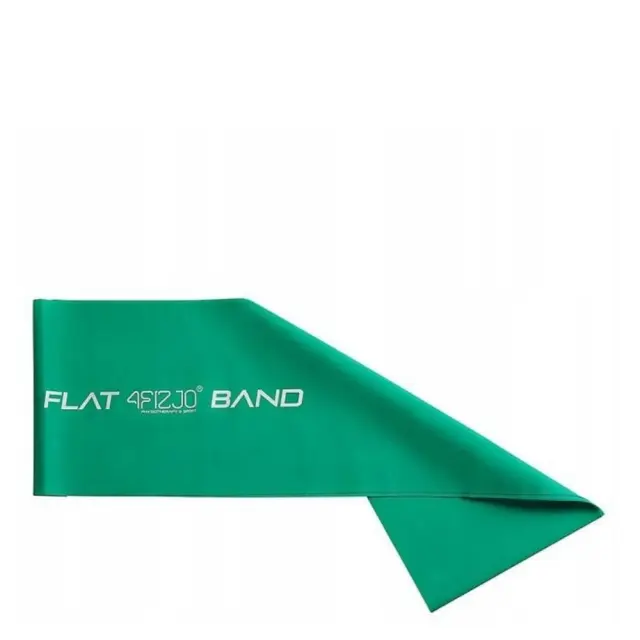 4FIZJO Λαστιχο Κορδέλα Αποκατ/σης Flat Band Μεσαίο Πράσινο (2m) - 1653