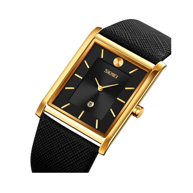 Αναλογικό ρολόι χειρός – Skmei - 9256 - 292560 - Brown/Gold