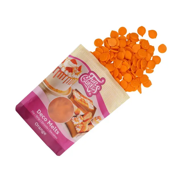 FunCakes Deco Melts - Πορτοκαλί - 250γρ. 3