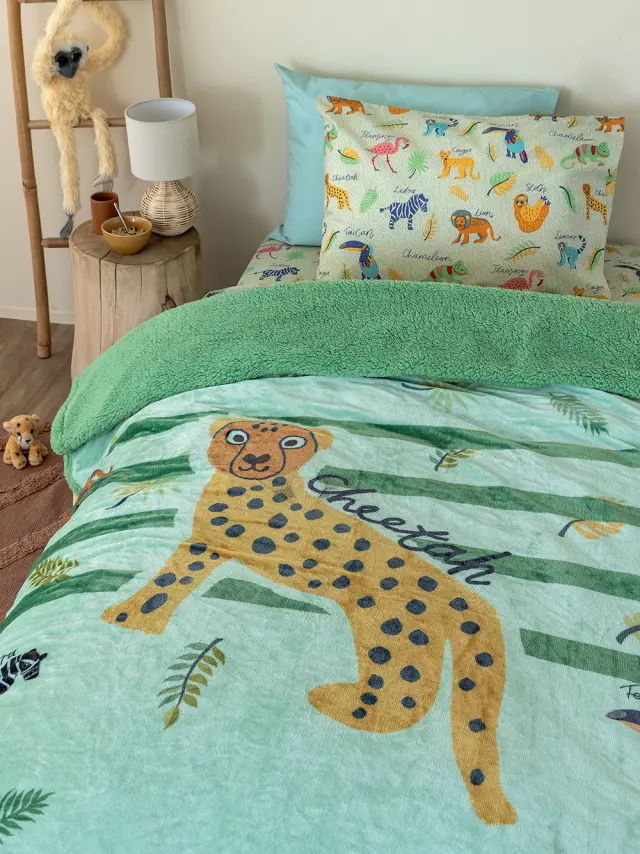 Κουβερτοπάπλωμα 160x220 Μονό 730gsm Sweeties Palamaiki SW100 Πράσινο 100% Πολυέστερ 2