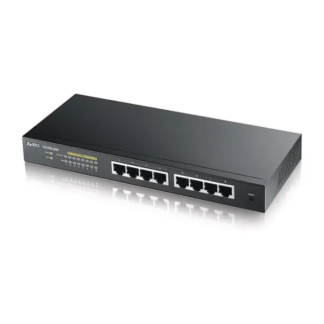 Zyxel Managed Switch L2 GS1900-8HP V3 8Ports (1Gbps) PoE+ M (GS1900-8HP-EU0103F)