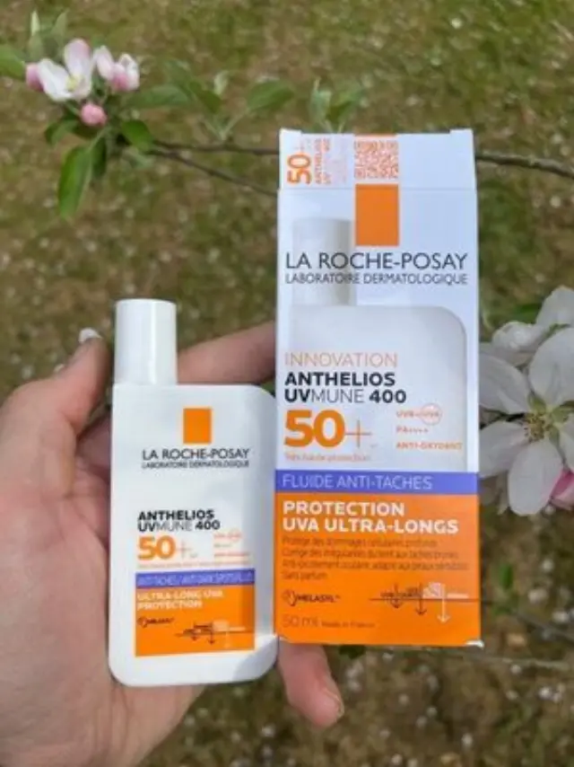 La Roche-Posay Anthelios UVMune 400 Anti-Dark Spots Fluid SPF 50+ Aντηλιακό Προσώπου Που Διορθώνει Τις Κηλίδες Και Προστατευει Απο Το Μπλε Φως, με Mexoryl 400 & Melasyl